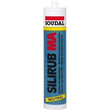 Soudal silirub MA - 300ml marmer grijs