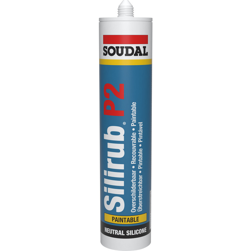 SOUDAL SILIRUB P2T - 300ML TRANSPARANT