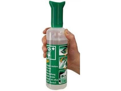 Oogspoelfles met steriele oplossing en oogdop 100ml