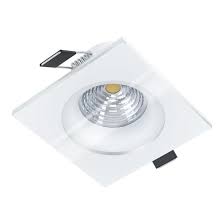 Eglo Salabate LED inbouwspot 88x88mm wit 380lm 2700K