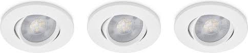 Inbouwspot LED int rond kantb. 3x5W wit