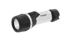 Prolight LED zaklamp 2 in 1 zilver