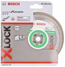 Bosch diamantschijf X-lock voor tegels 125x1.6x7