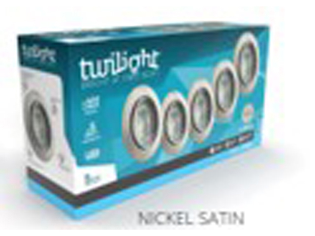 Twilight NEO inbouwspot IP20 6500K nick satin 5W 400Lm (5st)