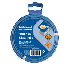 Profile VOB kabel 1.5mm² blauw 25m