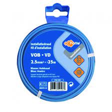 VOB 2,5 BLAUW 25M BLISTER