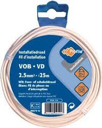 Profile VOB 2.5mm² wit 25m