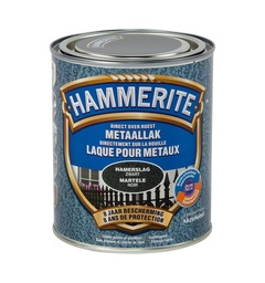 [28021] HAMMERITE HAMERSLAGLAK 750ML ZWART