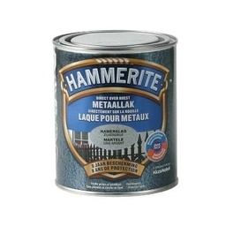 [28022] HAMMERITE HAMERSLAGLAK 750ML ZILVERGRIJS