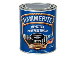 [28045] Hammerite hoogglanslak zwart 250ml