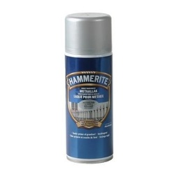 [28156] Hammerite hoogglanslak zilvergrijs 400ml