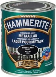[28161] Hammerite satijnglanslak zwart 750ml
