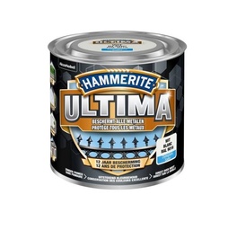 [83011] Hammerite Ultima metaallak zijdeglans wit RAL9016 - 250ml