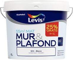 [85046] Levis muur & plafondverf 4 + 1L gratis