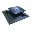 [47423] Gietijzer putdeksel dubbel 50x50cm