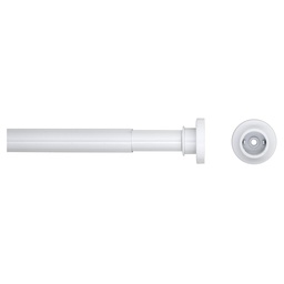 [65461] Seallux douchegordijnstang 122-220cm wit