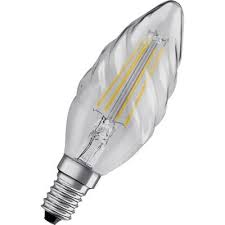 [83464] Osram LED lichtbron kaars gedraaid E14 4W 470lm 2700K