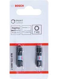 [85422] BOSCH - SCHROEFBIT IMPACT CONTROL T40 25MM 2ST