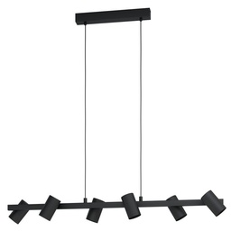 [85571] Eglo Gatuela 1 hanglamp 6x E14 zwart