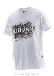 [93612] Jobman 5267 T-shirt spike print wit/zwart