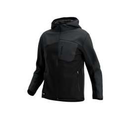 [96014] Oak hoodie zwart/grijs
