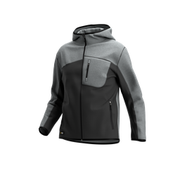 [96015] Oak hoodie grijs/lichtgrijs