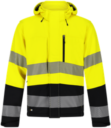 [96023] Scuti softshell geel/zwart - High-vis