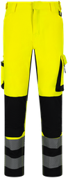 [96026] Scuti werkbroek geel/zwart - High-vis