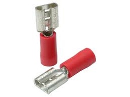 [50684] Profile kabelschoen vrouw rood 0.5 - 1.6mm (10st)