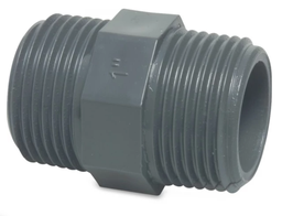 [51852] Druk PVC dubbele nippel 2