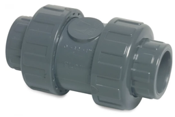 [51857] Druk PVC terugslagklep 63mm