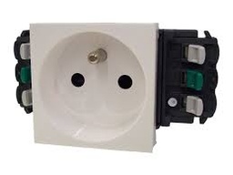 [55026] Legrand Mosaic DLP stopcontact 2P+A wit