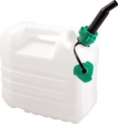 [59378] EDA jerrycan met schenktuit wit 10L