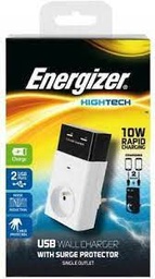 [60664] Energizer 2.1A dual USB wandlader met overspanningsbeveiliging