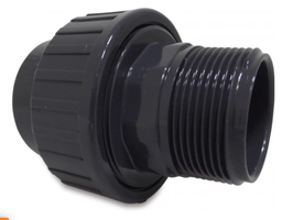 [04283] Druk PVC schroefkoppeling 20mm x 1/2M