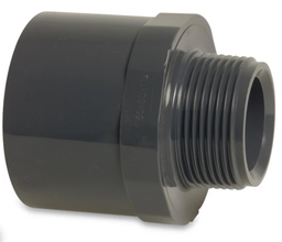 [04360] Druk PVC puntstuk 40/50mm x 4/4 M