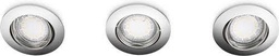 [70394] INBOUWSPOT LED ROND GU10 3X3W CHROME