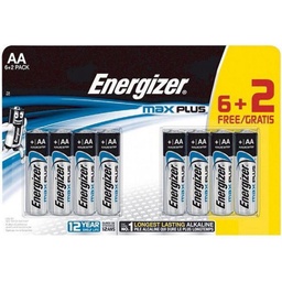 [70481] ENERGIZER MAX PLUS LR6 AA BL6+2 PROM