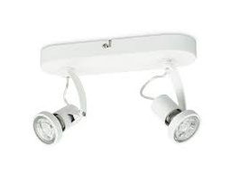 [71645] Prolight Anzio opbouwspot 2x GU10 wit