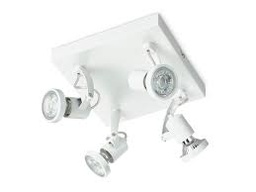 [71647] Prolight Anzio opbouwspot 4x GU10 wit