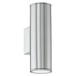 [74392] Eglo Riga LED wandlamp voor buiten 2x GU10 inox