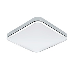 [74445] Eglo Manilva 1 LED opbouwarmatuur 290x290mm wit/chroom 550lm 3000K