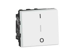 [78475] Legrand Mosaic DLP 2P schakelaar 2modules wit