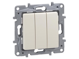 [78709] Legrand Niloe 3V inbouw schakelaar creme