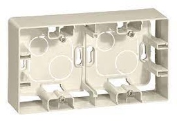 [78726] Legrand Niloe dubbel opbouwkader vertikaal/horizontaal creme