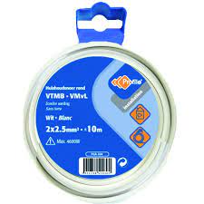 [78959] Profile VTMB kabel 2x 2.5mm² wit 10m