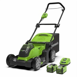 [82874] Greenworks accu grasmaaier 40V 2x2,0AH 41CM kit