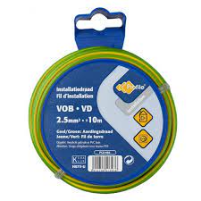 [10072] Profile VOB kabel 2.5mm² geel/groen 25m