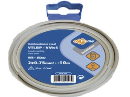 [10076] VTLBP 2x0,75 wit 10M blister